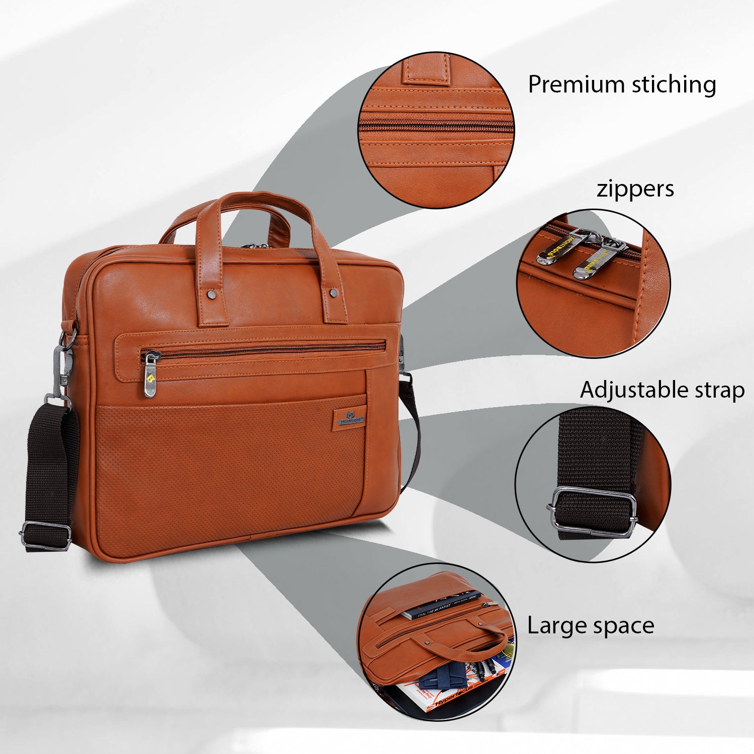 Montbold Laptop Bag LB362 (8760639783214)