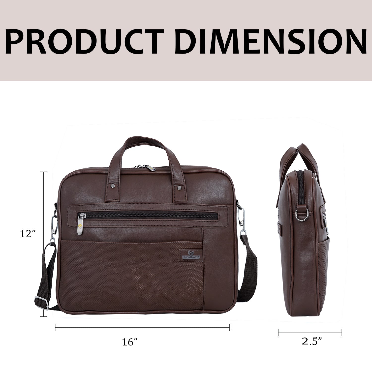 Montbold Laptop Bag LB362 (8760639783214)