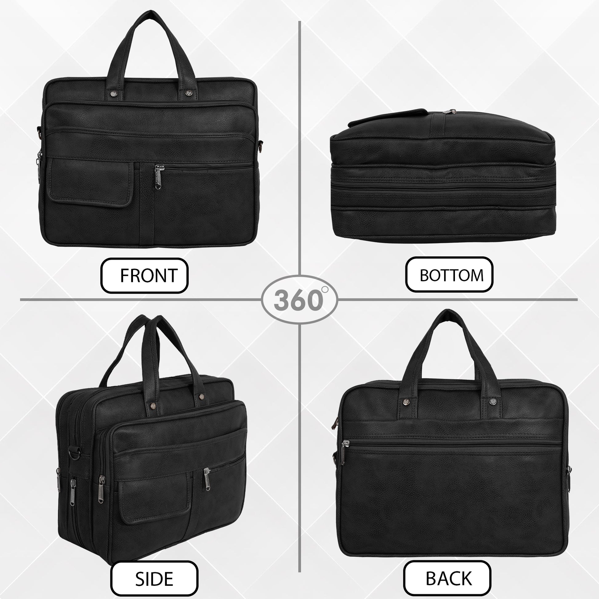 MONTBOLD 3LARGE COMPARTMENT WITH EXPENDEBALE LAPTOP BAG (LB395) (8866034549038)