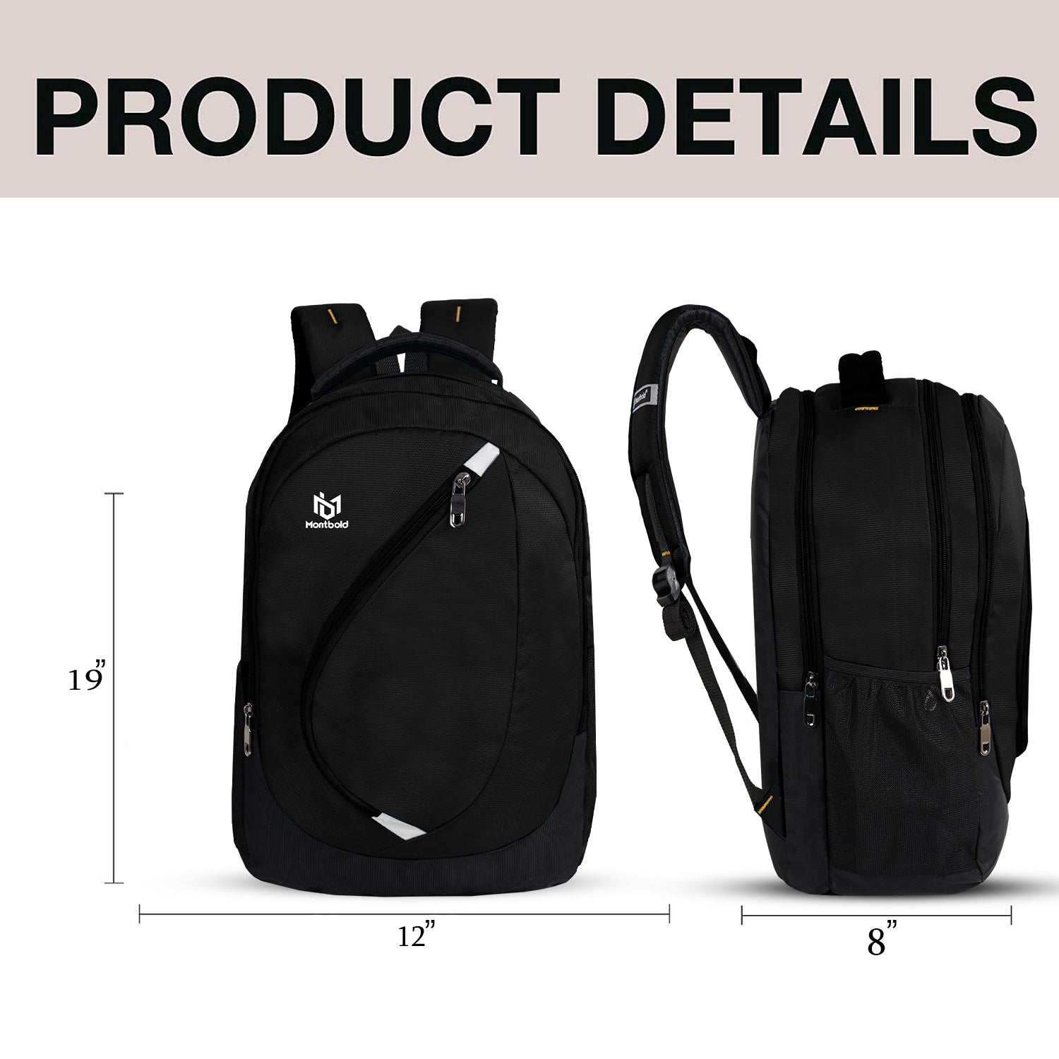 MONTBOLD PREMIUM BACKPACK WITH LAPTOP COMPERTMENT (BP119) (8896999391534)