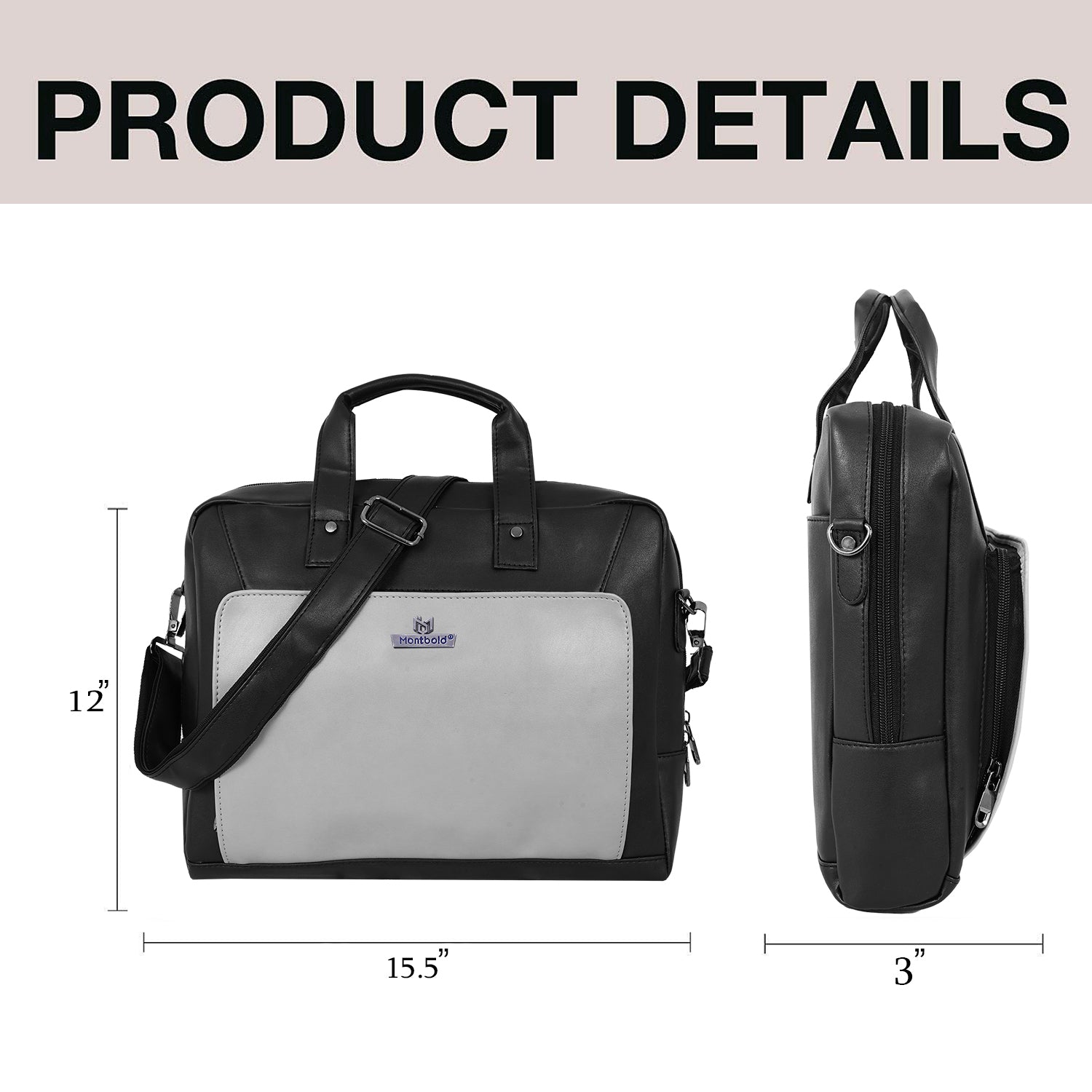 Leatherette laptop bag LB392 (8836304306478)