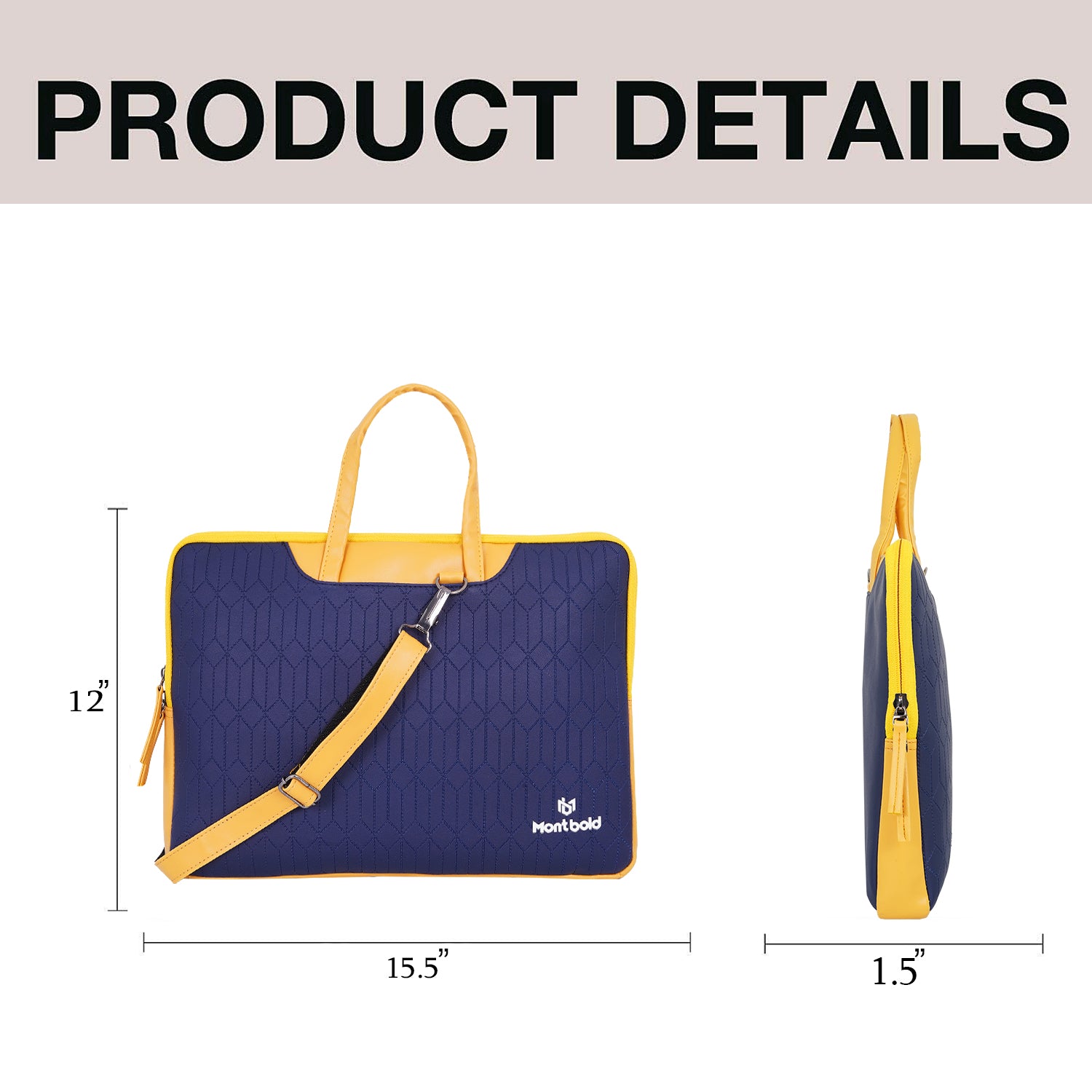 MONTBOLD UNIQUE AND CLASSIC PREMIUM LAPTOP BAG(LB393) (8836313547054)