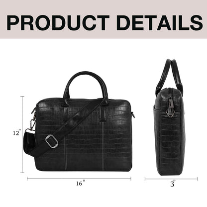 LAPTOP BAG #LB342 14*10 " CROCO DESIGN (8945371447598)