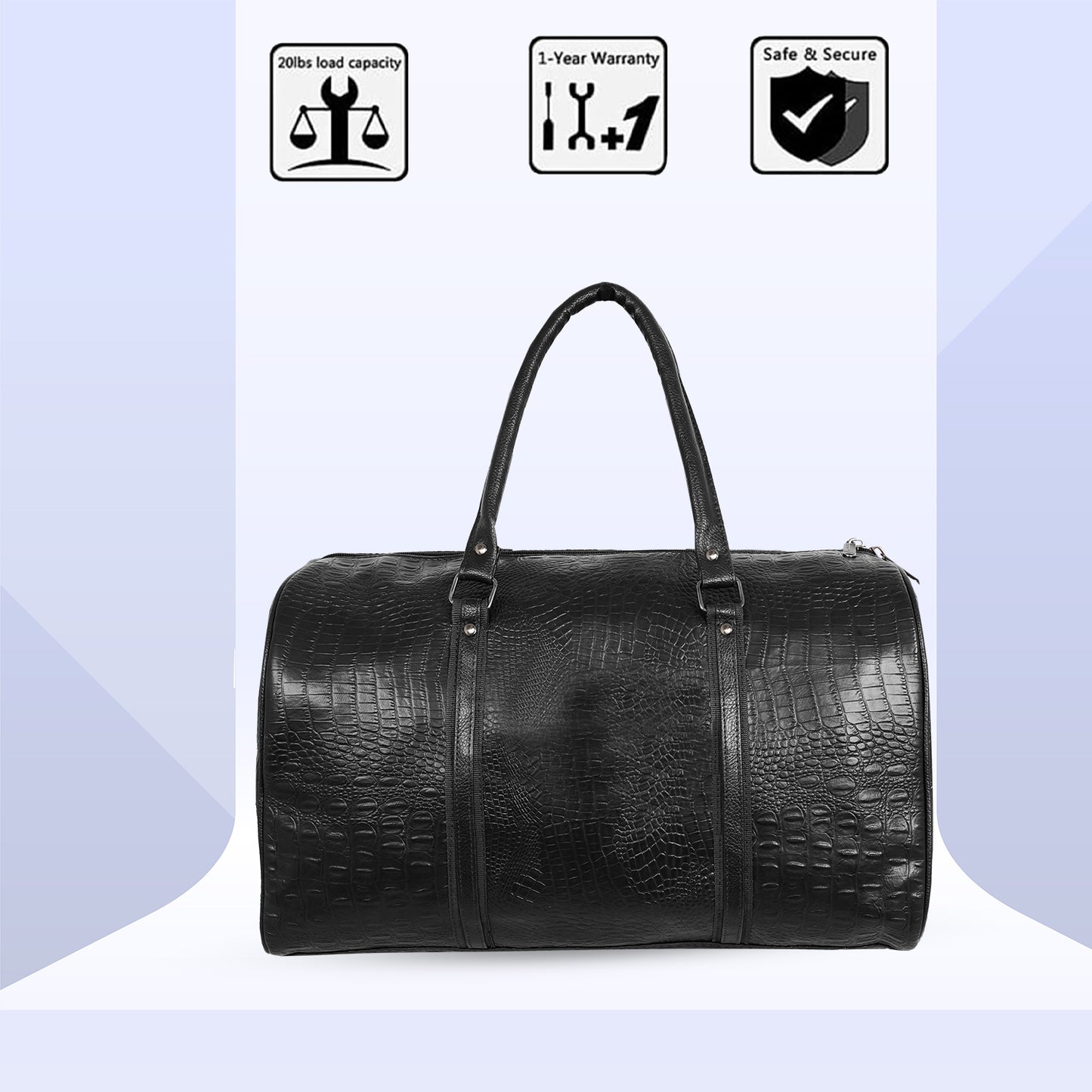 MONTBOLD CROCO DUFFEL BAG DB416 (8944961913134)