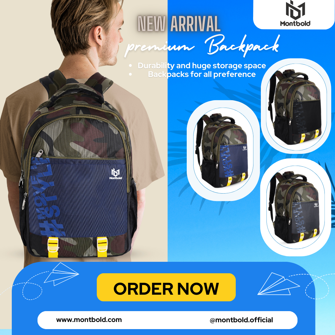 MONTBOLD BACKPACK PREMIUM QUALITY (BP122) (8908282462510)