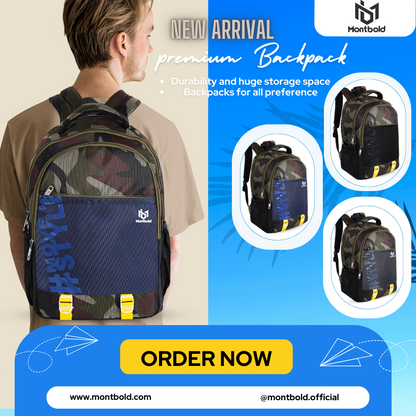 MONTBOLD BACKPACK PREMIUM QUALITY (BP122) (8908282462510)