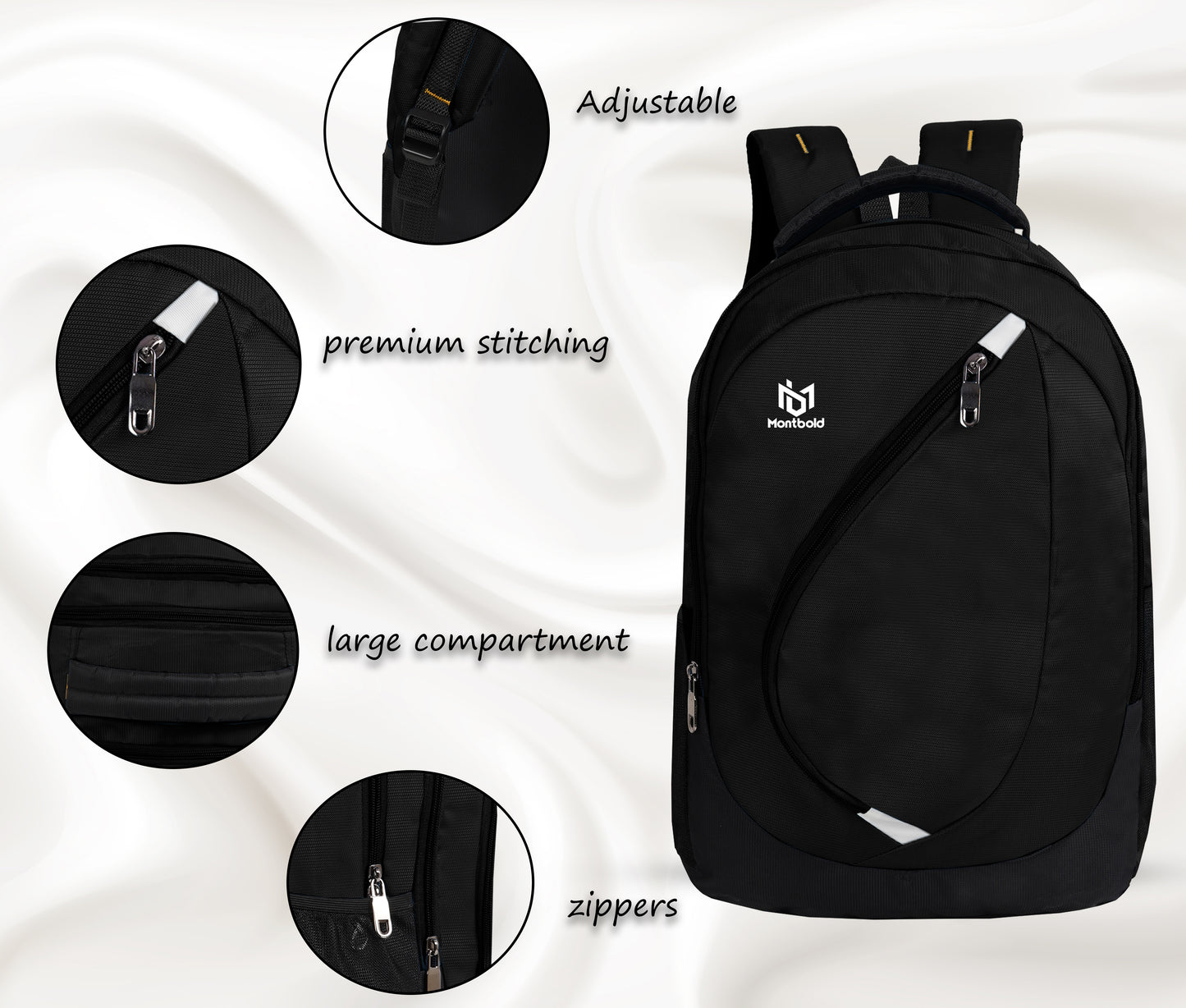 MONTBOLD PREMIUM BACKPACK WITH LAPTOP COMPERTMENT (BP119) (8896999391534)